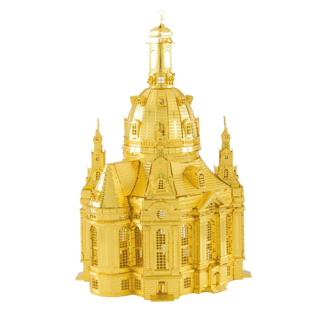 Metal Earth Premium Series Iconx – Dresden Frauenkirche – Gold Edition