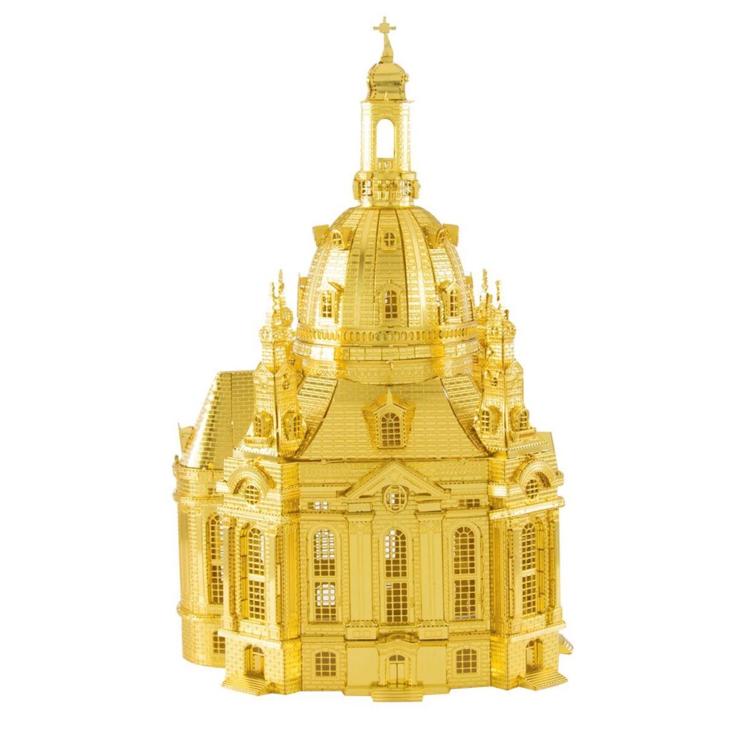 Metal Earth Premium Series Iconx – Dresden Frauenkirche – Gold Edition
