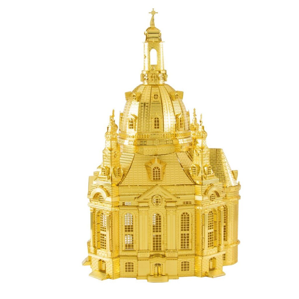 Metal Earth Premium Series Iconx – Dresden Frauenkirche – Gold Edition