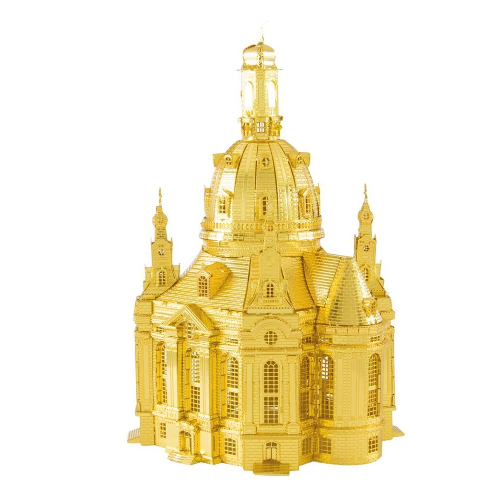 Metal Earth Premium Series Iconx – Dresden Frauenkirche – Gold Edition