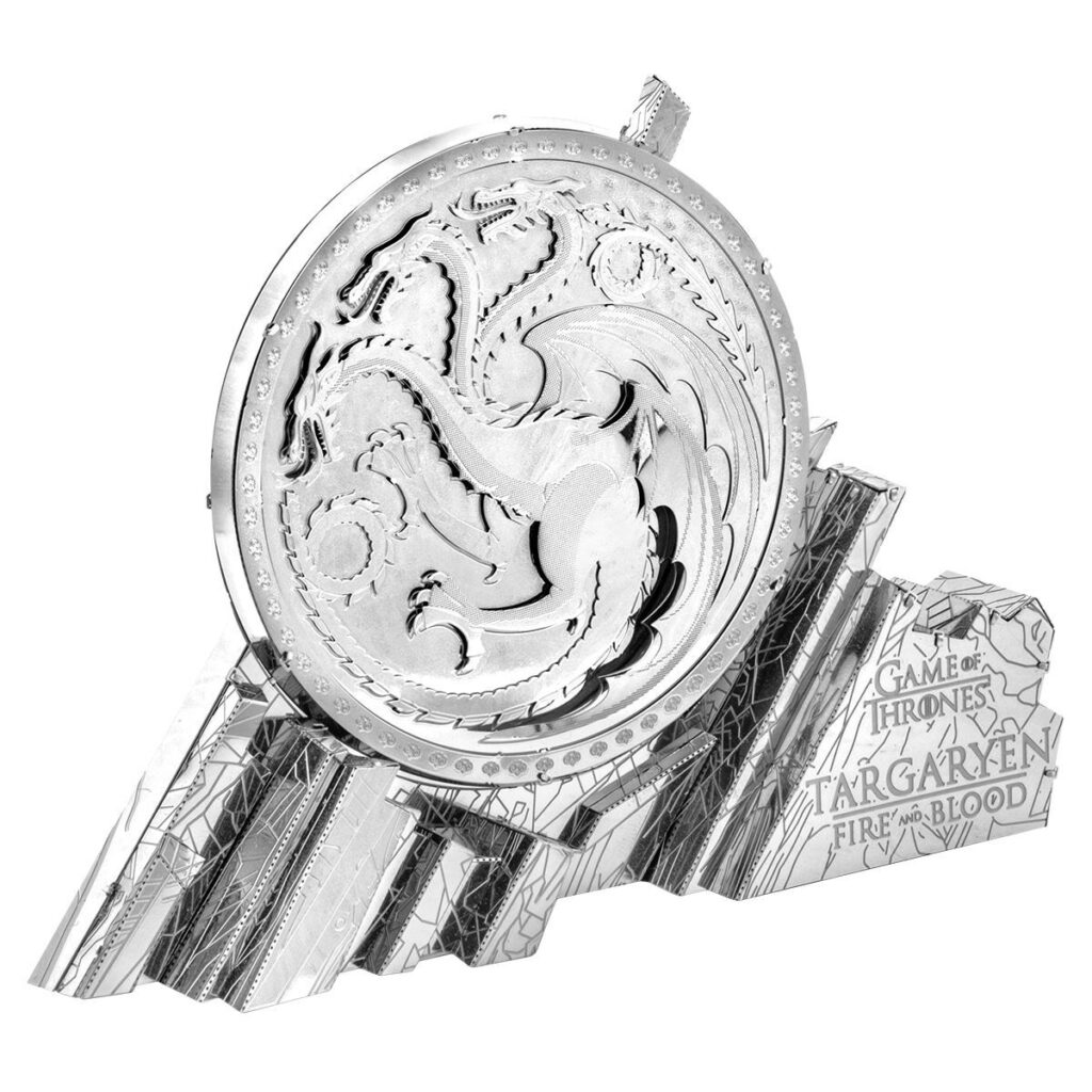 Metal Earth Premium Series Iconx – Game of Thrones – Huset Targaryen Sigill